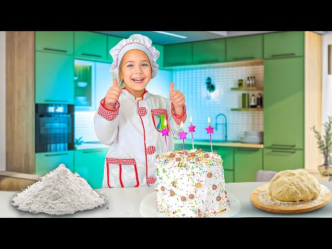 დანიელა ამზადებს ტორტს თავისი რეცეპტით