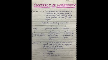 Contract Of Guarantee #contract #trending #share