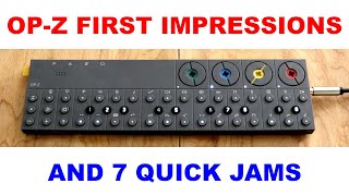 Teenage Engineering OP-Z jam and review - 3 days, 7 patterns, and first impressions