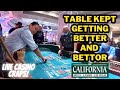Hcs is back at the cal in downtown las vegas with some live casino craps