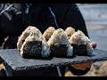 Catching Fish Under HUGE BOULDERS! Catch and Cook ONIGIRI!