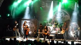 Eluveitie - Scorched Earth / Brictom - live @ Sound Circle Festival Hüntwangen 13.7.2013