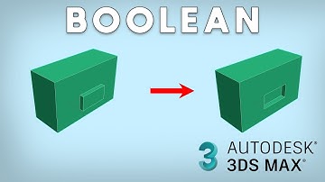 Boolean in 3DS Max 2023 #tutorial #lesson #3dsmax #3d #2023