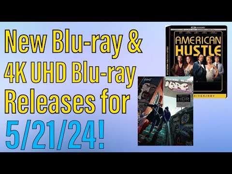 New Blu-ray & 4K UHD Blu-ray Releases for May 21st, 2024!