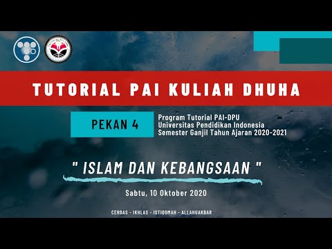 Pekan 4 - Tutorial PAI Kuliah Dhuha Room 1