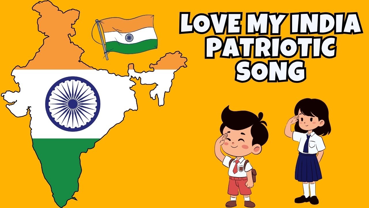 Independence Day Song for Kids ๐ฎ๐ณ | Love My Country India | English Action Song with Lyrics Independence Day Song for Kids ๐ฎ๐ณ | Love My Country India | English Action Song with Lyrics
