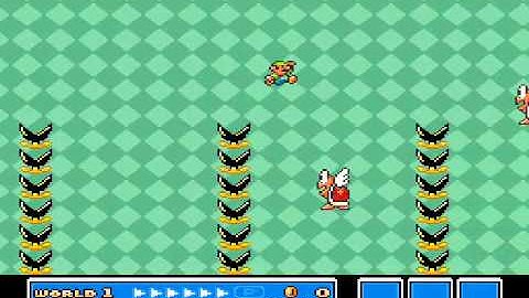 SMB3 for Super Mario All-Stars Custom Level #370 - SMW Custom Green Switch Palace