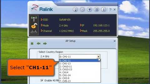 Procedure on how to set up WL0221 Access Point using Windows XP