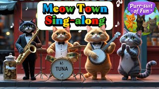 Meow Town Melodies-Music Adventure for Kids | A Catchy Sing-along Cat Town | Purr-suit of Fun