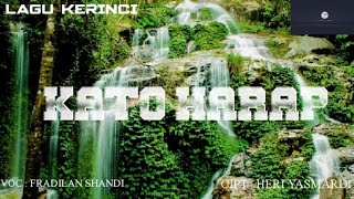 Video thumbnail of "Kato Harap : lagu Kerinci"