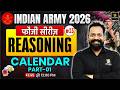 Indian Army 2026 Reasoning | Calendar Part 01 | Foji Series | Harsh Sir