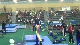 nina level 4 gymnastics beam 2011