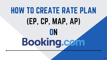 How To Create Rates Plan on | Booking.com | Breakfast | Without BF | BF &  Dinner | Bf , lunch & DNR