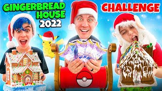 Gingerbread House Competition! 2022 Christmas Pokémon Vlog (FUNhouse Family)