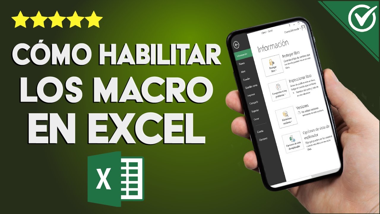 Como habilitar macro en excel