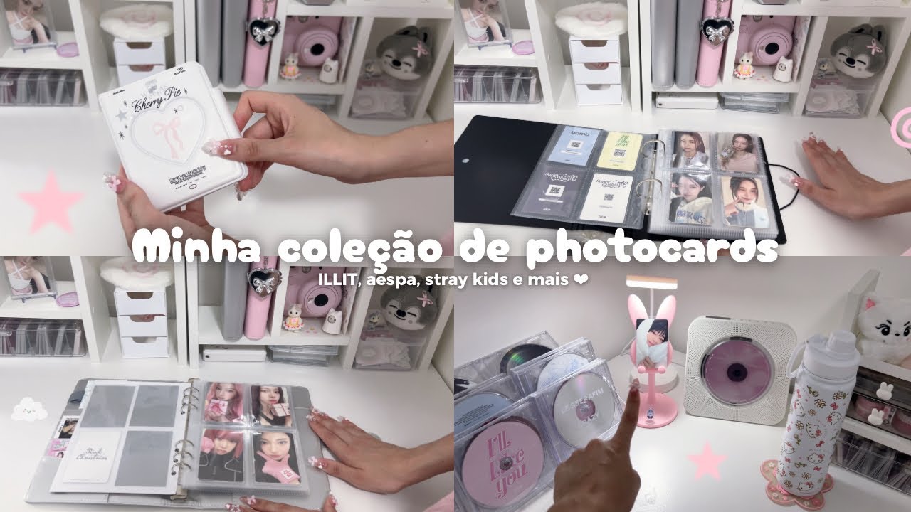 💗 Binder tour - Mostrando toda a minha coleção de photocards (aespa, skz, ILLIT, etc) | kayara