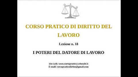Chi rappresenta il datore di lavoro?