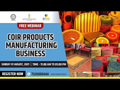 Free Live Webinar of Coir Products