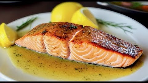 Perfect Pan Seared Salmon WithLemon Butter Sauce In 10 Minutes |Easy Salmon Recipe
