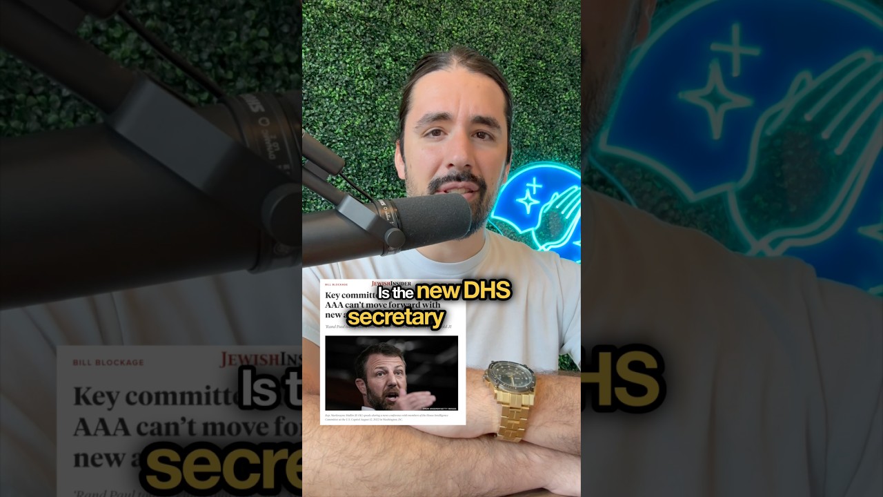 The New DHS Secretary Shilled The “Anti-Semitism Awareness Act”