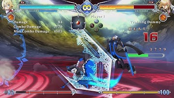 [BBCF2 Es] - Basic Combos for Midscreen and Corner