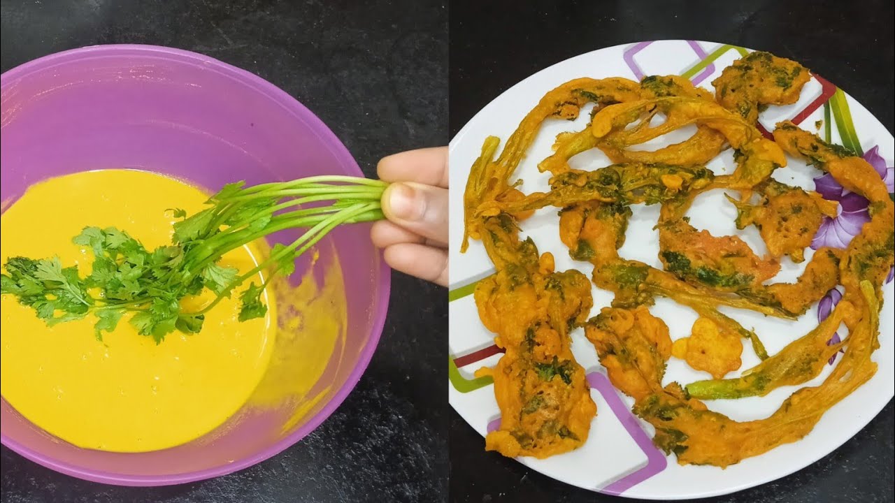 মাত্র ৫ মিনিটে সবচেয়ে সহজ পদ্ধতিতে ধনিয়া পাতা পাকোড়া রেসিপি বানিয়ে নিন। Coriander leaf Pakora 