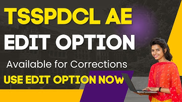 TSSPDCL AE Edit Option 2023 Released for Assistant Engineer Job Examdays Telugu
