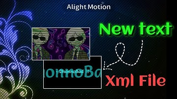 New Text effect !! And Tending Shake !! Xml File !! in alight motion !! Lyrics Xml !! 🔥😎