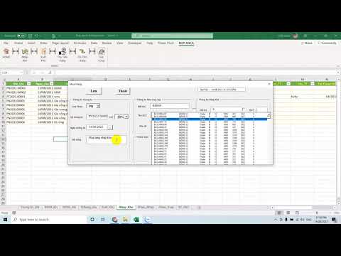 Phần mềm Excel quản lý cửa hàng bằng VBA trong Excel