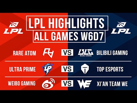 LPL Highlights ALL GAMES Week 6 Day 7 | LPL Spring 2024