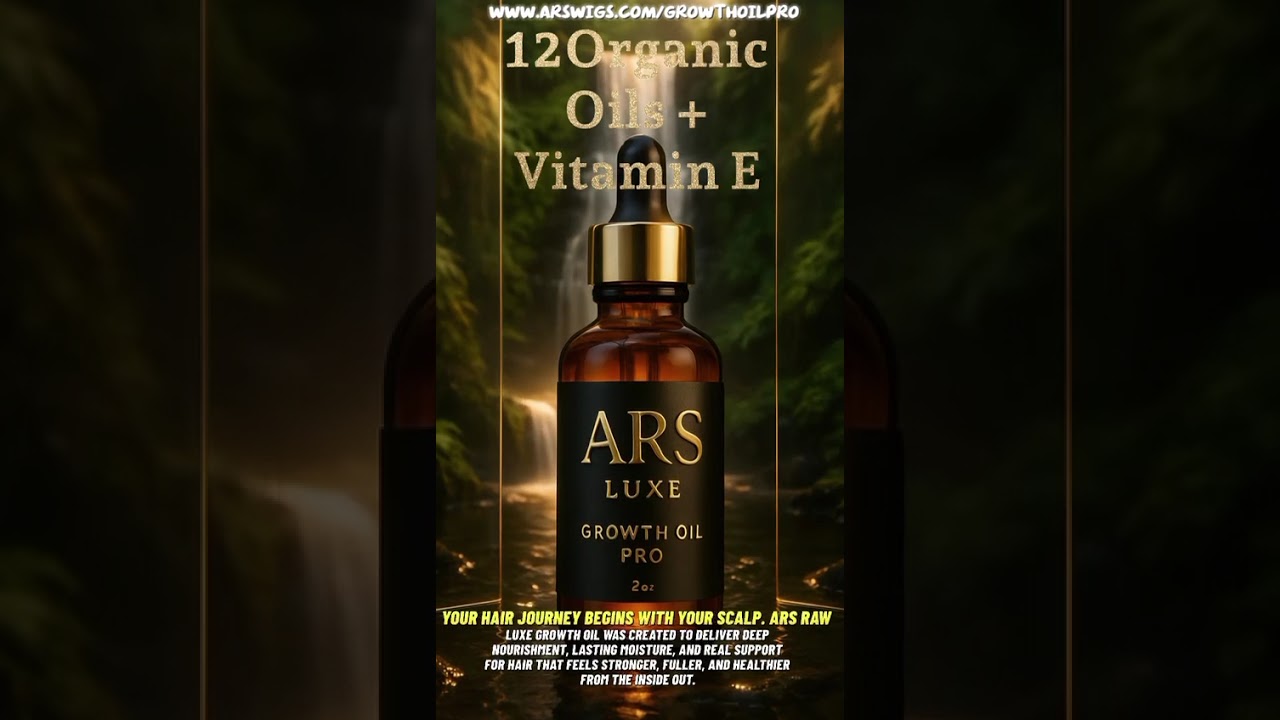 12 Organic Oils + Vitamin E ARS Luxe Growth Oil Pro