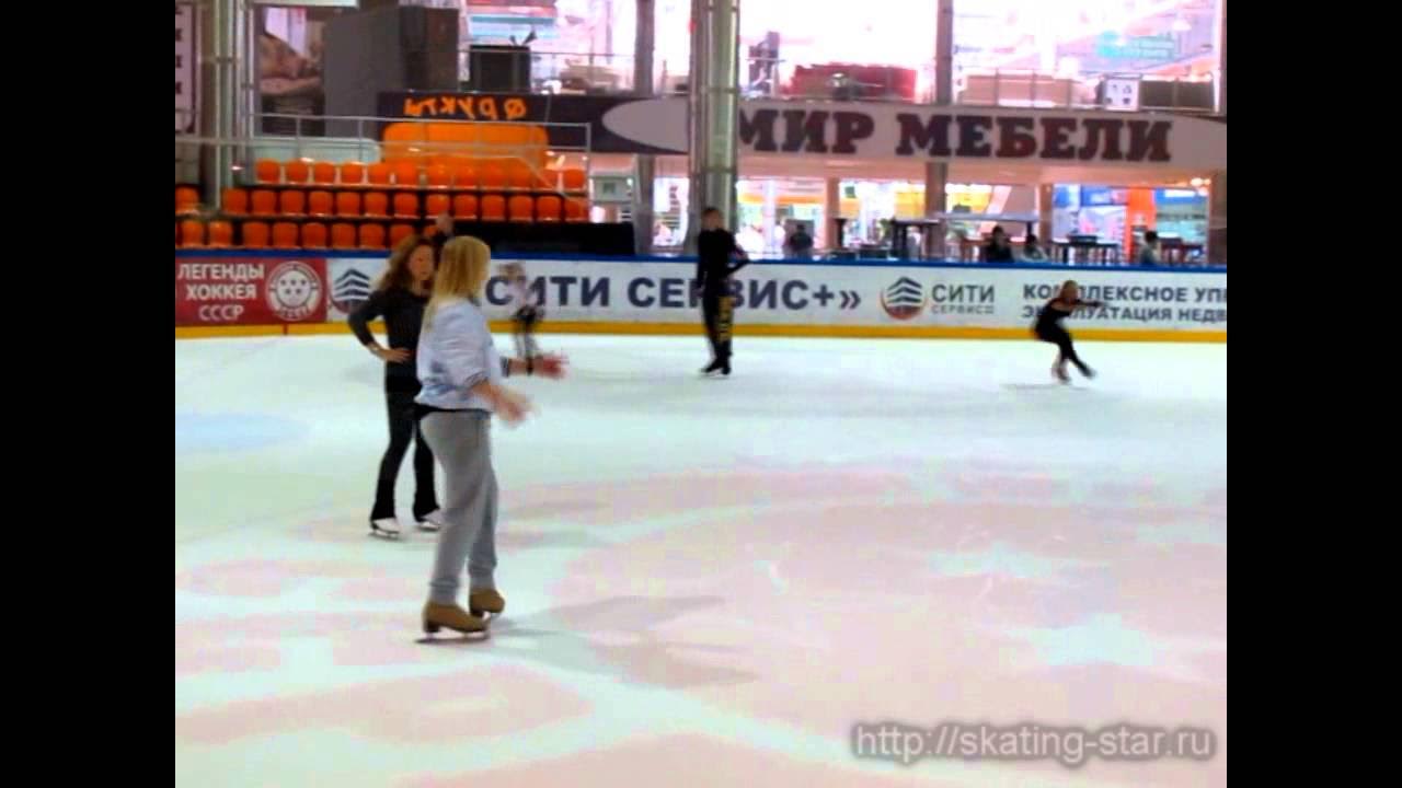 Тренировки по фигурному катанию - YouTube