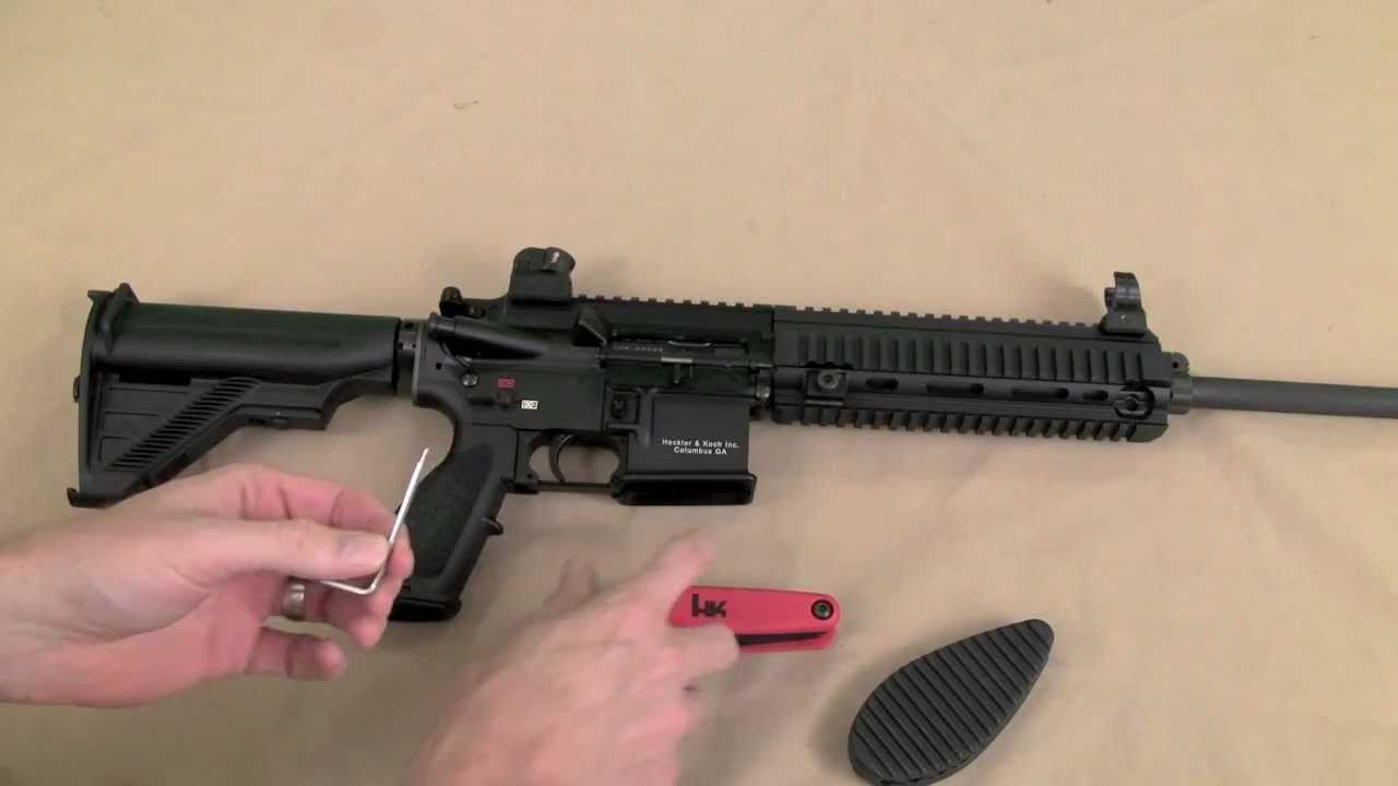 shooting in dc Disassembly of the HK MR556A1