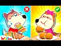 Fake Food vs Real Food Challenge - Wolfoo Learns Kids Healthy Habits  🤩 Wolfoo Kids Cartoon