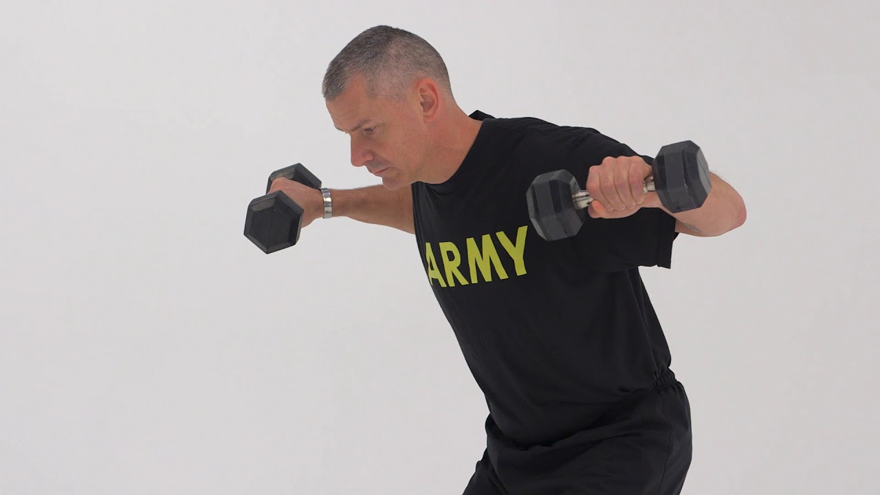 Free Weight Assisted Exercise 1 Bent Arm Lateral Raise YouTube