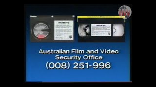 Cbs Fox Video - Vhs & Beta Piracy Warning 1989