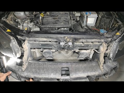 1- skoda a7 Octavia mk3 front bumper removal.. طريقه فك اكصدام سكودا اوكتافيا 1