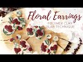 Floral Earrings | Polymer Clay Slab Tutorial