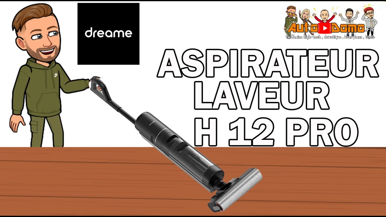 Dreame H12 Pro , l'aspirateur laveur qui nettoie les bords - YouTube