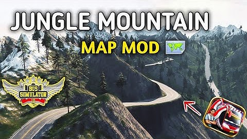 BUSSID Map Mod V3.7 - Download JUNGLE MOUNTAIN 🍁 Map Mod For Bus simulator Indonesia #mountainmap 🍁💯
