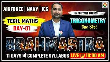 Trigonometry OneShot for Airforce, ICG | Airforce Maths Classes | Airforce Maths Topic Wise Practice