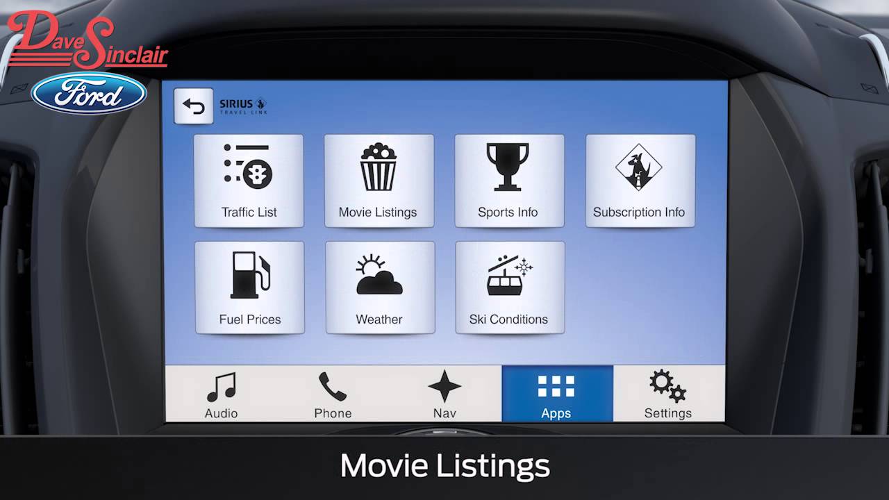 Ds ford using sirius xm travel link with sync3 youtube