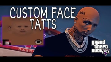 Added Custom Face Tattoos In GTA 5 RP (FiveM) | How To Add Any Tattoo In GTA 5 | Funny GTA 5 Hood RP
