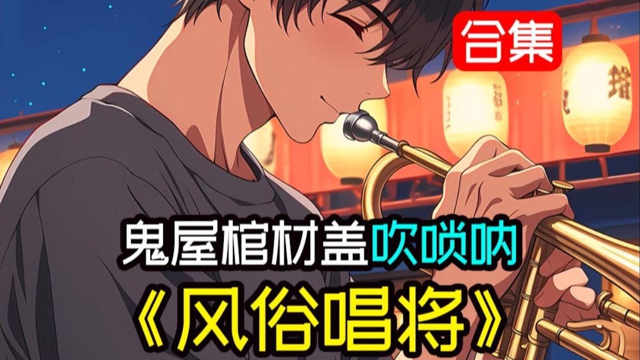 一口气看完《风俗唱将》为了证明唢呐才是乐器之王，你竟在直播节目当着百万网友的面坐在鬼屋的棺材盖上，吹起了唢呐，推翻了棺材板。热门唱歌曲音乐动漫画片爽文