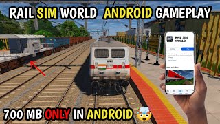 FINALLY RAIL SIM WORLD IN MOBILE 😍 #comedyeffect  screenshot 3