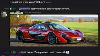 I made a Tier List of your dream cars