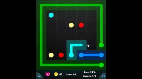 flow game facebook - beginners pack level 85 Connect the dots