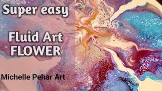 #57  Super Easy Fluid Art Abstract Flower Tutorial - Just Beautiful | Acrylic Pouring | Abstract Art by Michelle (Micky) Pehar Art 264 views 1 year ago 22 minutes