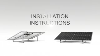 Universal Easy Solar Bracket/Kit Installation【3.1】
