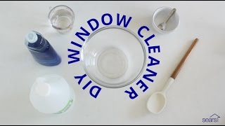Sears Home Hacks: How to Make a Homemade Glass Cleaner for Window Cleaning